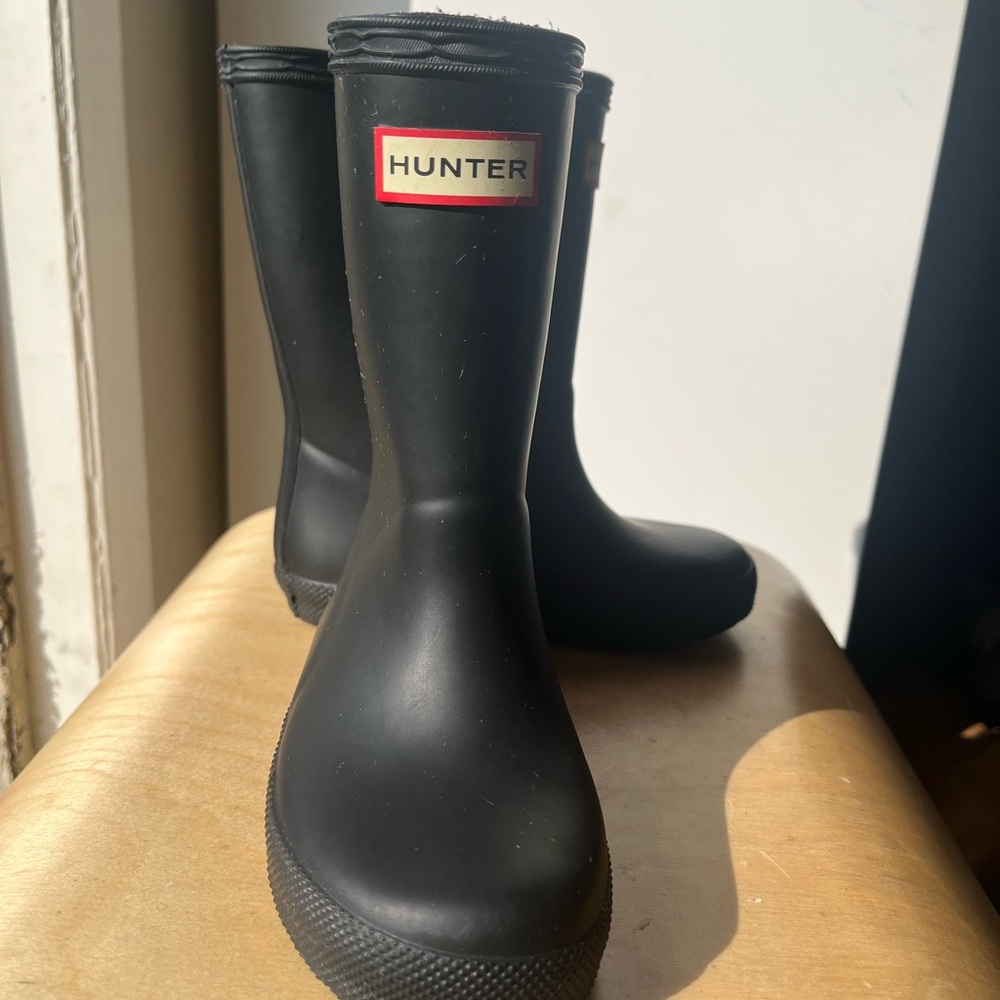 Hunter Black Rain Boots